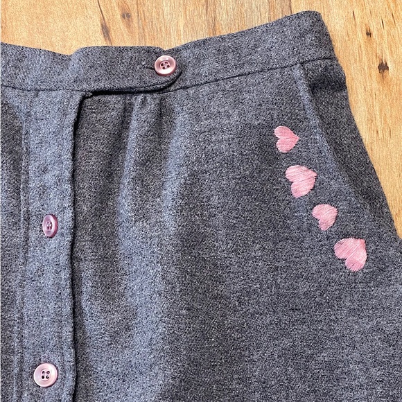 Vintage Wool Blend Skirt - Picture 6 of 6